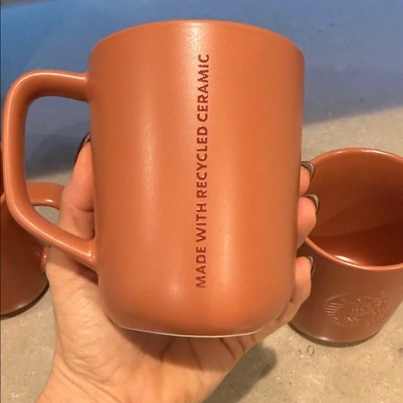 Starbucks terracotta mugs (set of 3) - Picture 6 of 11